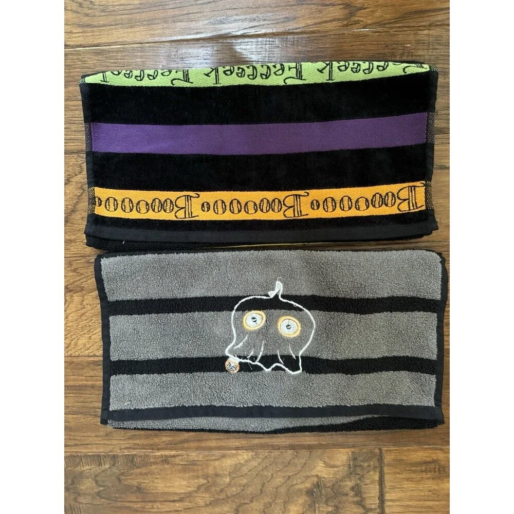 4* VTG Happy Halloween Hand Towels‎ 100% Cotton